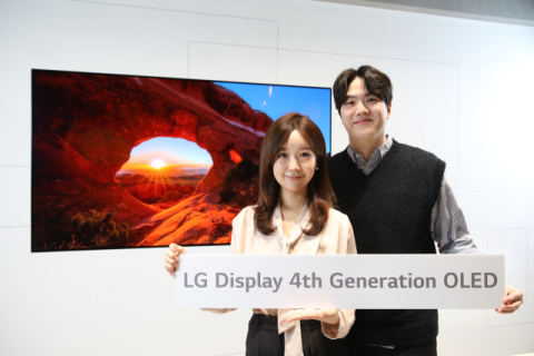 LG디스플레이, 4세대 OLED 패널 공개&hellip;프리미엄 TV 시장 공략