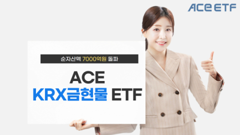 한투운용, &lsquo;ACE KRX금현물 ETF&rsquo; 순자산 7천억 돌파