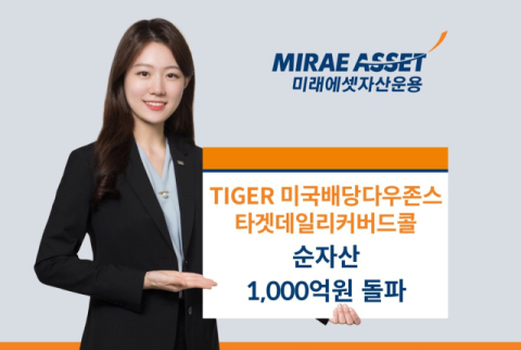 미래에셋운용 &lsquo;미국배당다우존스타겟데일리커버드콜&rsquo;, 순자산 1천억 돌파
