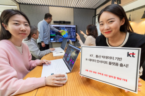 KT, AI 기반 &lsquo;K-데이터 인사이트 플랫폼&rsquo; 공개&hellip;경기도청&middot;11개 시군 도입