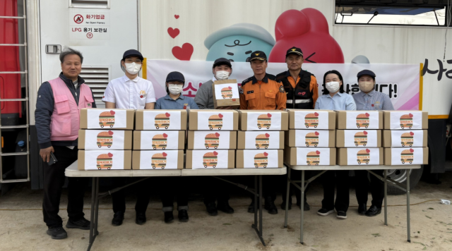 한국맥도날드가 이날 산불 피해지역에 버거를 기부했다 <사진제공=한국맥도날드>