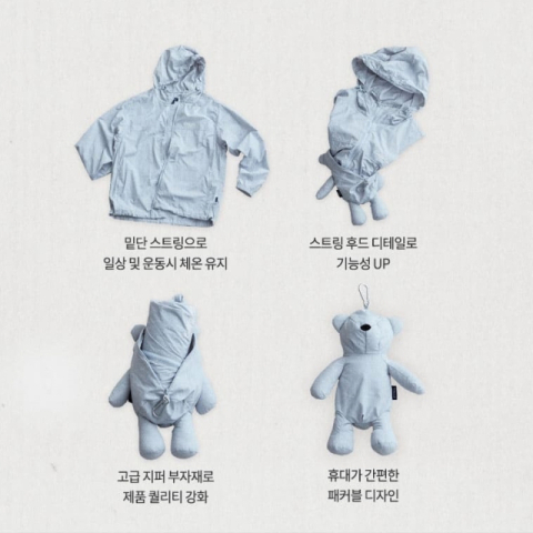 이랜드 후아유, 25SS 스티브 패커블 윈드브레이커 출시