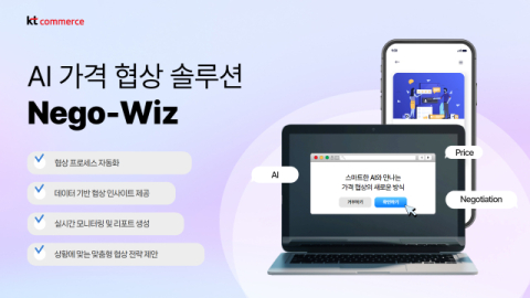 KT커머스, AI로 구매가격 협상 자동화한다