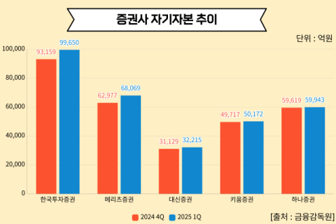 자기자본 확충 경쟁 증권가&hellip;메리츠 8.08%&uarr;, 수익기반 확장 꾀해