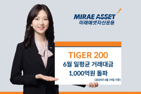 미래에셋운용, &lsquo;TIGER 200 ETF&rsquo; 이달 일평균 거래대금 1천억 돌파