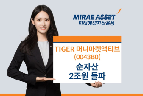 미래에셋운용, &lsquo;TIGER 머니마켓액티브 ETF&rsquo; 3개월 만에 순자산 2조 돌파