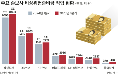 대형재해 대비 준비금 1년새 6000억 불어난 손보업계&hellip;&lsquo;자본압박&rsquo; 가중