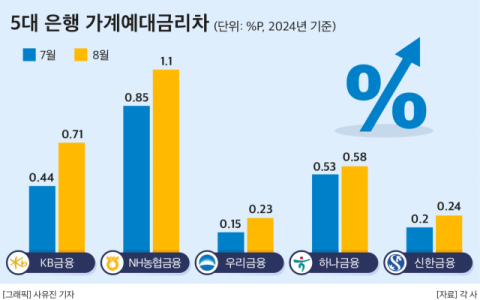 국민은행 잔액만 156.4조&hellip;저금리 시기에도 &lsquo;저원가성예금&rsquo; 대폭 늘어난 이유는