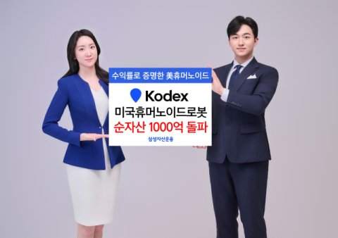 삼성운용, KODEX 미국휴머노이드로봇 순자산 1천억 돌파