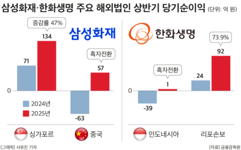 K-보험사, 내수 한계 딛고 해외로&hellip;삼성화재&middot;한화생명 성과 &lsquo;두각&rsquo;