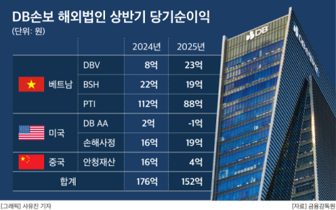 DB손보, 美보험사 인수 배경은&hellip;상반기 해외서 150억 순익, 성장동력 &lsquo;확대&rsquo;