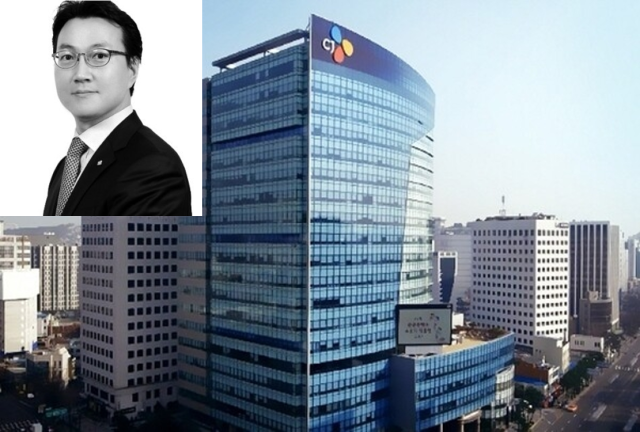 이건일 CJ푸드빌 신임 대표와 서울 중구에 위치한 CJ그룹 사옥. <자료제공=CJ그룹>