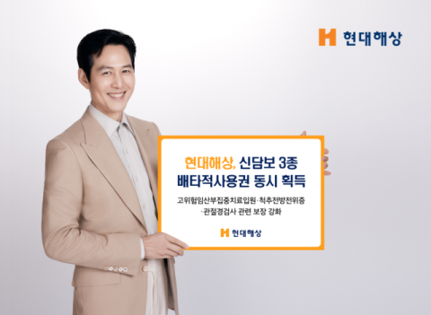 현대해상, 신담보 3종 배타적사용권 동시 획득