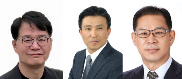 정준철 현대차·기아 제조부문장(사장·왼쪽부터), 윤승규 기아 북미권역본부장 겸 기아 미국법인장(사장), 이보룡 현대제철 대표이사 사장.<사진제공=현대자동차그룹>