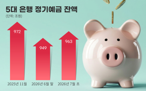 5대 은행, 예금금리 7개월 만에 &lsquo;최고치&rsquo;&hellip;신한銀 3%대 진입