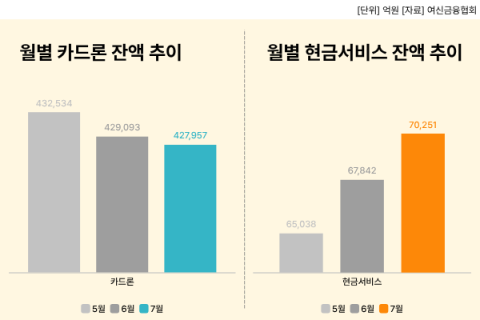 카드론 조이자 &lsquo;더 비싼&rsquo; 현금서비스로 몰렸다 &hellip;&ldquo;채무의 질 악화 우려&rdquo;