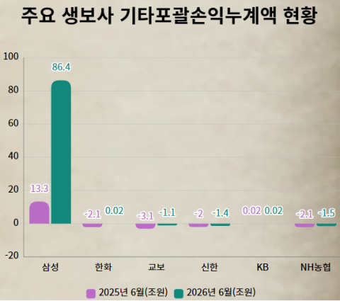 &lsquo;실적 턴어라운드 착시&rsquo; 부른 삼성생명 주가&hellip; 삼성 제하면 여전히 -9조