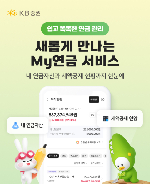 KB증권, MTS 연금 서비스 전면 개편&hellip;&ldquo;편의성 향상&rdquo;