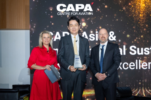 조원태 한진그룹 회장, CAPA &lsquo;올해의 아태 항공사 경영자상&rsquo; 수상