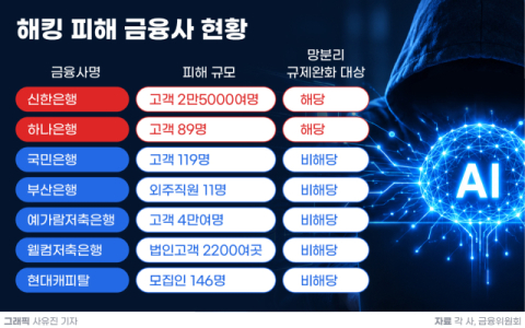 1차 규제완화 대상 신한&middot;하나銀 해킹피해&hellip;&lsquo;망분리&rsquo; 정책 새 국면으로
