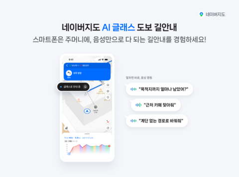 네이버지도, 구글&middot;삼성, 메타와 길안내 경험 확장&hellip;AI 글래스로 음성 안내 제공